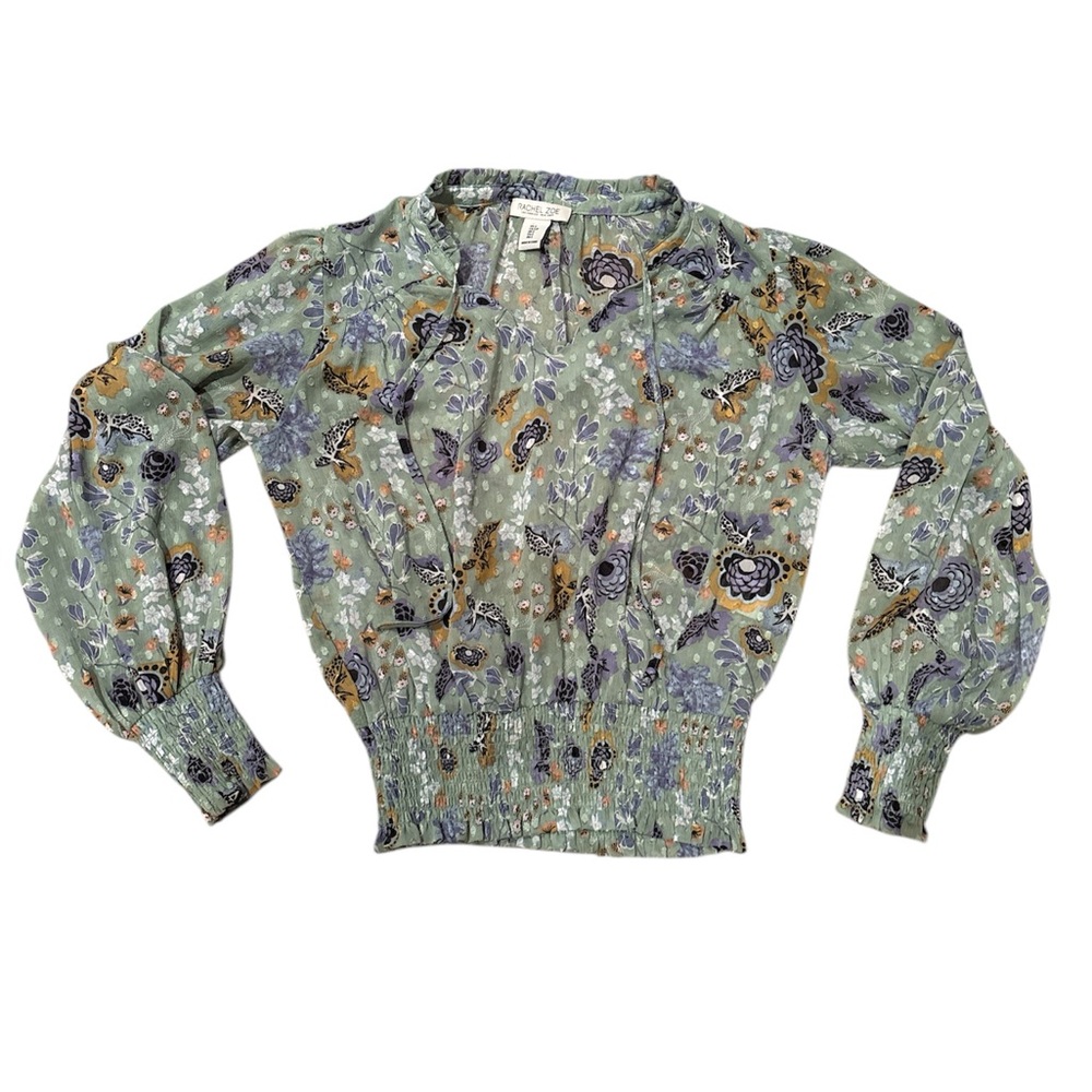 Rachel Zoe Floral Long Sleeve Blouse
